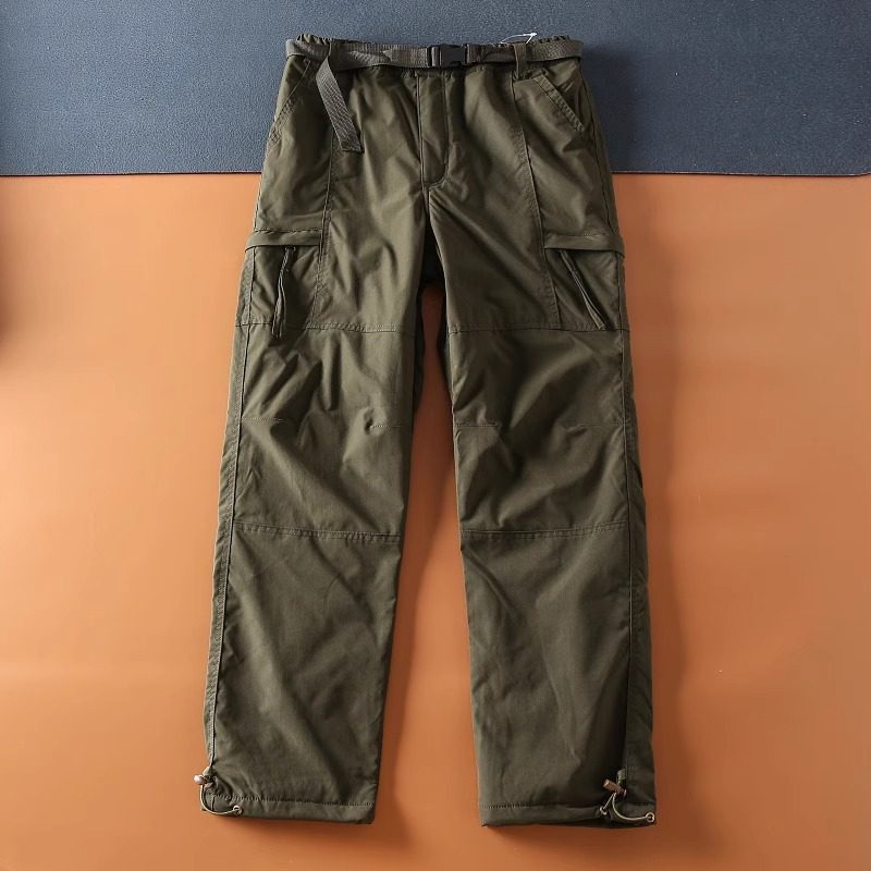 户外工装裤男宽松直筒休闲长裤夏季登山速干裤美式防水快干冲锋裤
