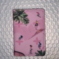 Pink bi-fold card holder
