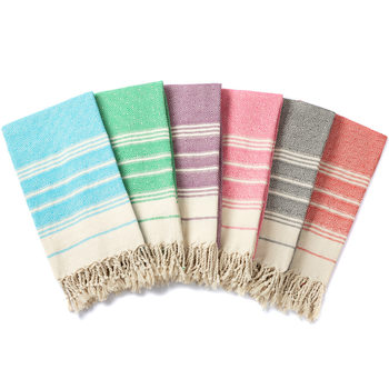 2023 Amazon Turkish Diamond Tassel Cotton Beach Towel Thickened Diamond Pattern Sauna Bath Towel Ultra Soft Pure Cotton