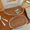 Easy-to-use recommend Stainless Steel Mesh Oval Basket Filter Oil Filter Snack Basket Wash Vegetable Wash Fruit Filter Basket Storage Basket
