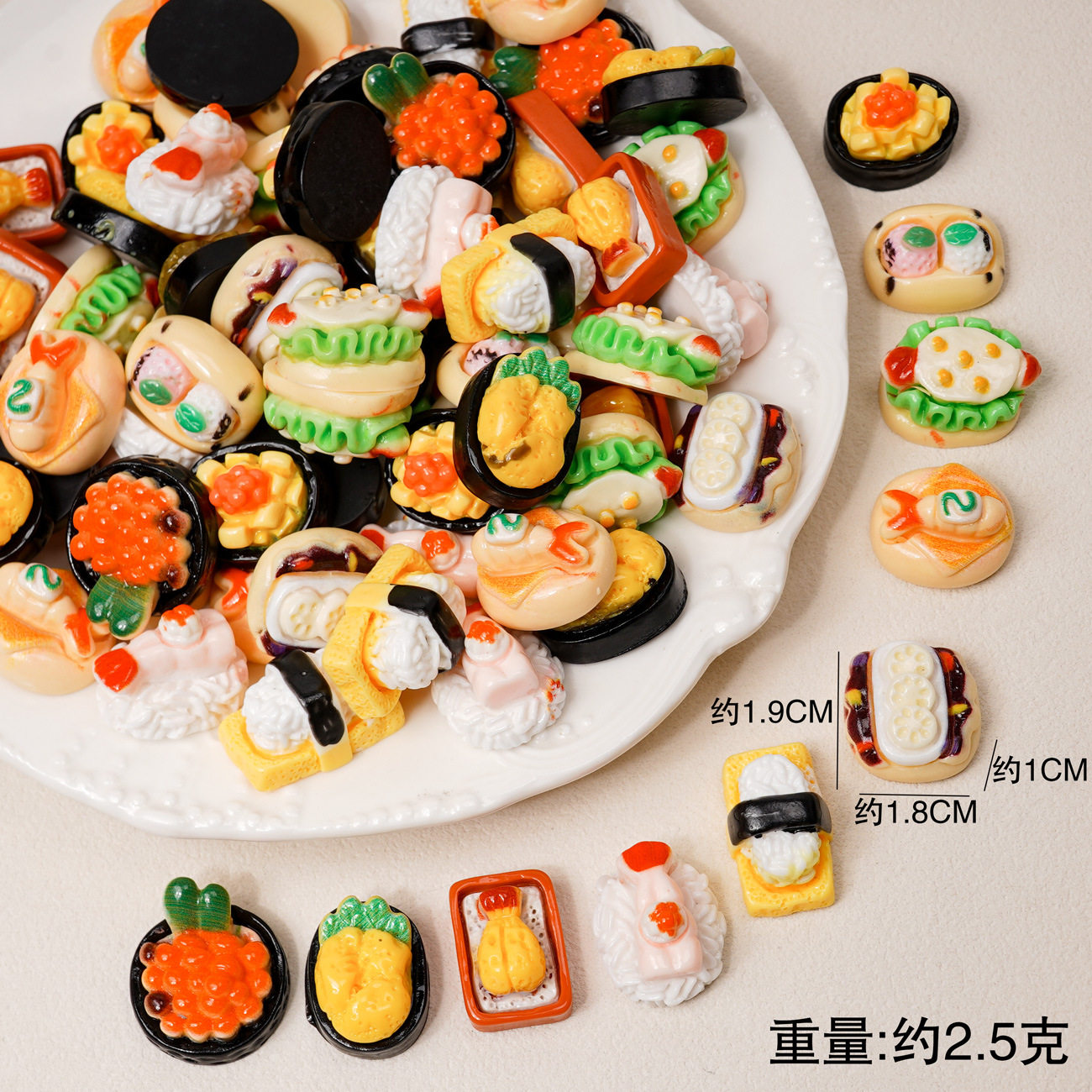 食玩小面包仿真微缩食玩小摆件树脂diy饰品配件便利店超市材料