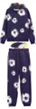 Purple blue suit (white wreath)