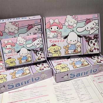 Cute Sanrio Flying Machine Box Ins High Color Value Split Mirror Thickened Box Student Gift Box Small Card Storage