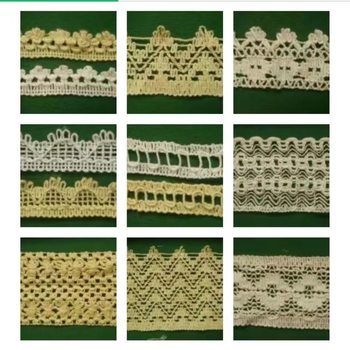 Cotton Lace Trim, Lace Trim for Clothing Accessories, Lace Trim for Curtains, Pingyang Lace, Shoe Lace Trim
