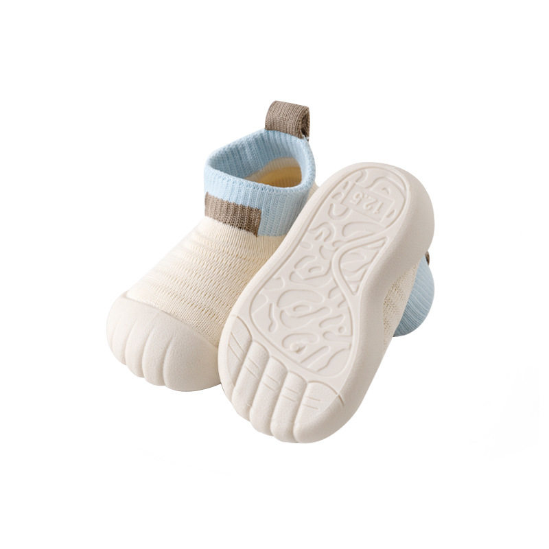 Baby Shoes, Toddler Shoes, 8-Month-Old Baby Shoes, Spring & Fall Floor Socks, Men's and Women's Soft-Soled Indoor Non-Slip Shoes and Socks