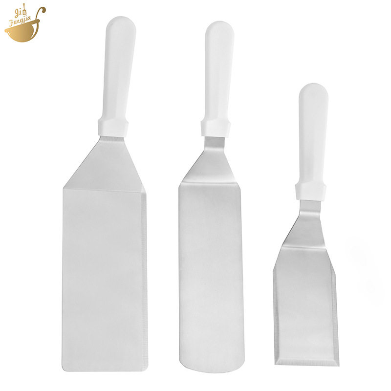 Barbecue Shovel Stainless Steel BBQ Barbecue Set Japanese Style Shovel Fried Steak Teppanyaki Pancake Set