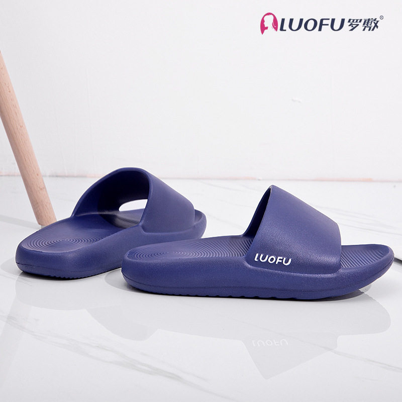 Luo Fu High-class Couple Sandals and Slippers Men's Summer Bathroom Non-slip Indoor Home Women's Outer Wear Beach Shoes Swimming Pool