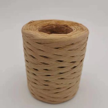 Source manufacturers raffia straw paper rope FSC raw materials color environmental protection DIY hand strapping 200 meters