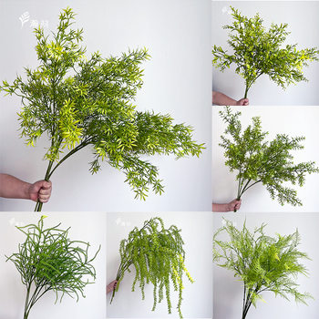 New Style Base Simulation Green Plant Wedding Wall Hanging Vanilla Gracilaria Green Mori Lasagna Gold Wild Hanging