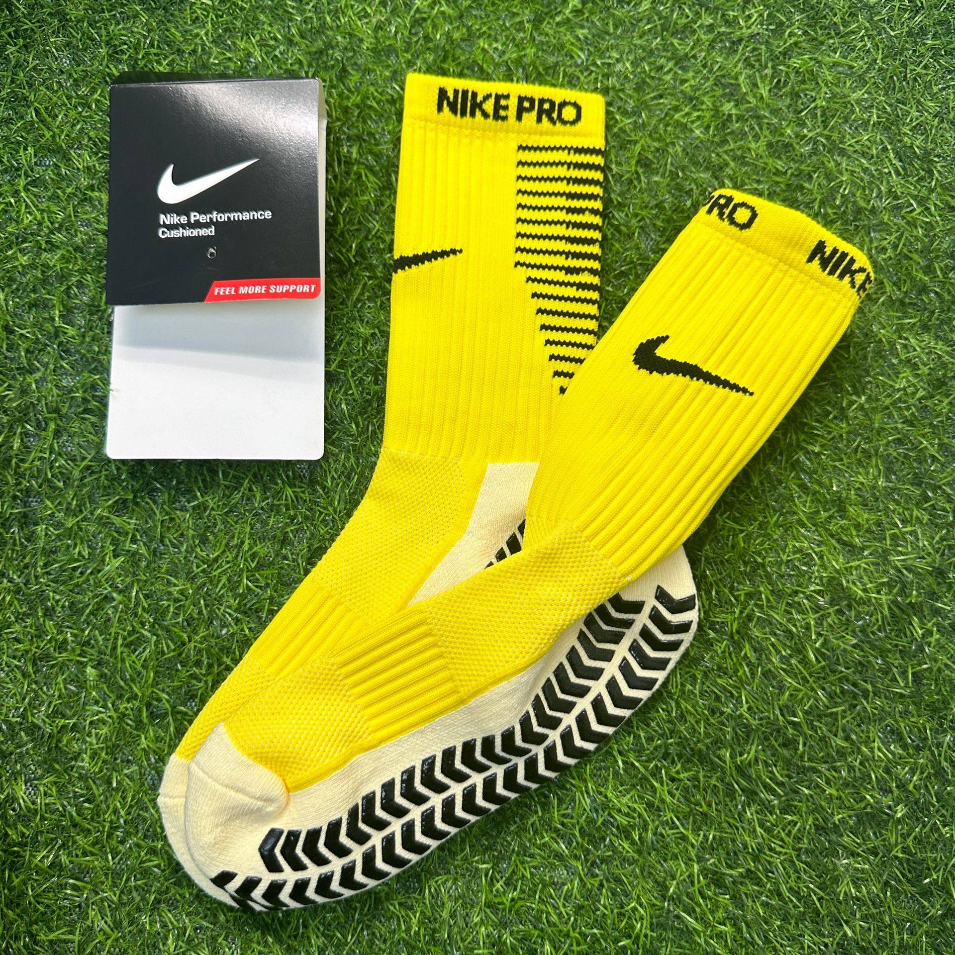Cross-border supply of football socks for men sports rubber dot socks non-slip thickened silicone mid-tube towel running socks