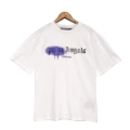 White with Purple Print