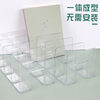 Book stand acrylic rack desktop storage rack reading rack student dormitory ins simple transparent wholesale