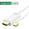 Factory Hot Sale Mini DisplayPort to HDMI Cable 1.8 m Mini DP to HDMI Cable 4K