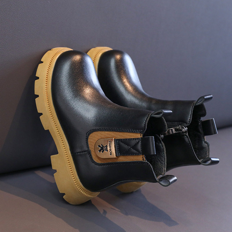 Girls' Boots 2025 New Spring & Fall Kidsren's Boots High-Top Casual Fashion Short Boots for Middle-Aged and Older Girls Single Boots