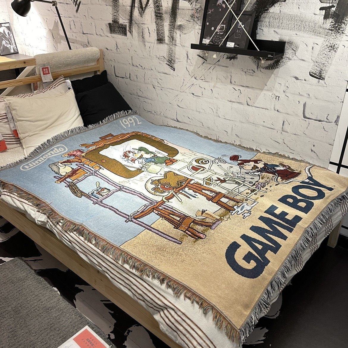 Super Mary game Sofa Towel Cotton Blanket Casual Blanket Foreign Trade Export Blanket Sofa Blanket Decorative Blanket