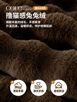 ♔ 2025 Winter New Plush Sofa Cover Full Coverage Thickened Warm Sofa Cover Anti-Cat Scratch Sofa Cover