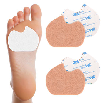 Felt Front Half Pad Thickeneded High-Heeled Shoes Half Size Pad Shrinking Pad Decompression Anti-Wear Heel Sticker Random Forefoot Pad