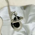 Large silver black (20mm)