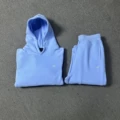 Sky blue suit