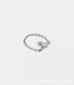Chain ring (white gold)