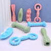 Pet supplies new dog chewing toy pet bite leakage food toy tpr dog toothbrush molar tooth cleaning stick