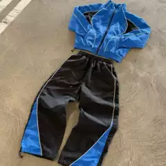 2025 Europe and the United States cross-border men's leisure sports team striped wind embroidery pants wholesale