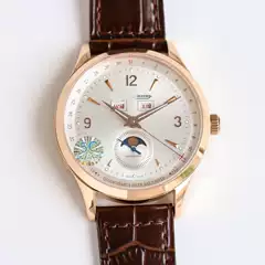5C Moon Phase Master Men's Automatic Mechanical Watch Leather Strap Cross-Border Watch Factory Ultra-Thin