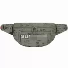 Cross-Border Graffiti Print Fashionable Men's and Women's American Trendy Waist Bag Men's Shoulder Bag Nylon Simple Chest Bag