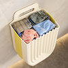 Dirty Clothes Basket Household Laundry Basket Wall-mounted Foldable Bathroom Bath Storage Basket for Dirty Clothes Bathroom Artifact