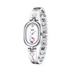 ZGO Sanrio HelloKitty Watch Women's Steel Band Ins Style Oval Bracelet Watch Small Retro Quartz Watch