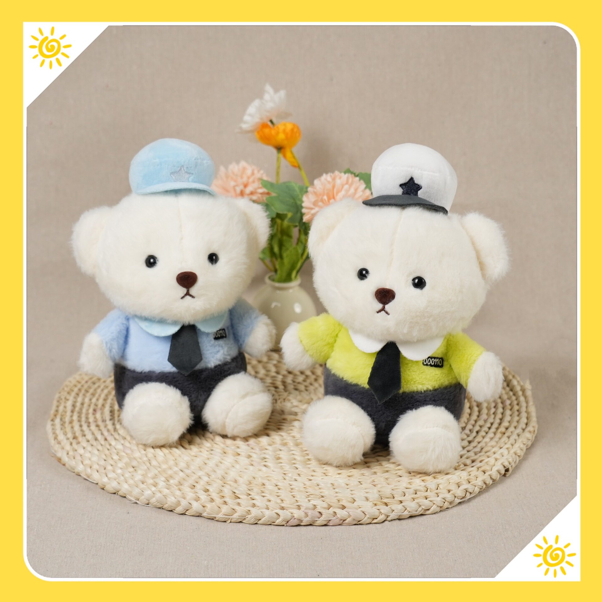 新款跨境八寸毛绒玩具抓机娃娃公仔流量款布娃娃婚庆抛洒厂家批发