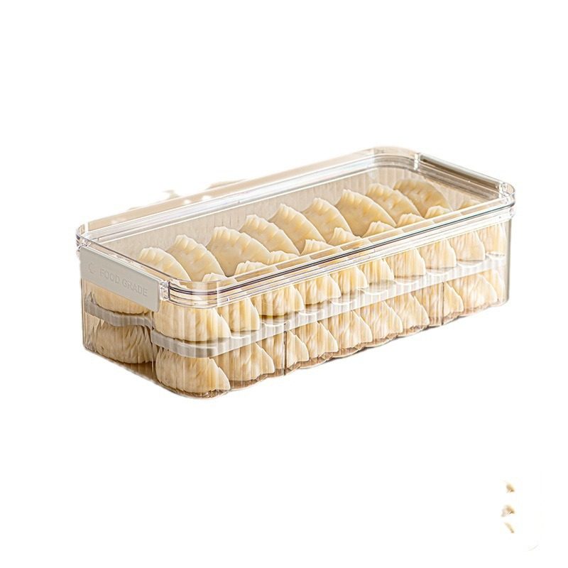 Dumpling Box Household Kitchen Food Grade Quick-frozen Frozen Sealed Tonny Preservation Box Refrigerator Storage Box