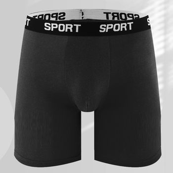 Cross-border foreign trade Te mu new SPORT men's sports boxers mid-waist boxer shorts high elastic short pants