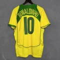 2004 brazil home jersey, number 10