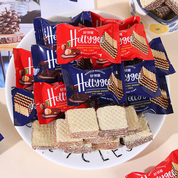 Good Neighbor Lydy Hazelnut Chocolate Flavor Sandwich Waffle Biscuit Wedding Wedding Candy Fruit Engagement Wedding Cake Snack