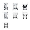 Small Wine Glass Manufacturer 2oz Wholesale One-Shot Export Chest Cup Creative Beauty Human Body Whiskey Art Wine Glass Stylish
