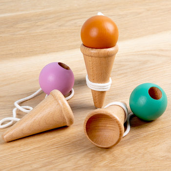 Beech Wood Skill Ball Kendama Sword Ball Kidsren's Hand-Eye Coordination Educational Toys Kindergarten Competition Game Supplies