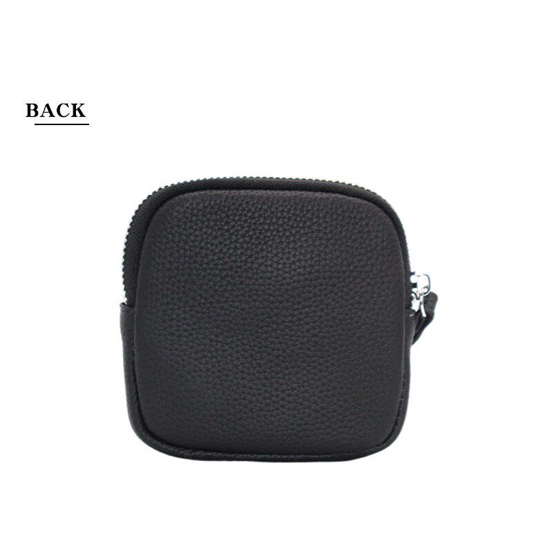 The first layer of leather 2025 cross-border new coin purse women's mini small wallet Korean key bag headset storage