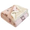 Korean Ins Style Milk Cashmere Small Blanket Thickeneded Fleece-Lined Blanket Sofa Office Shawl Nap Blanket