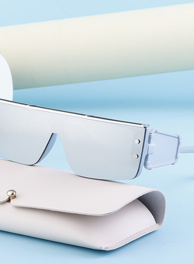 限时特价四面镜！欧美赛博蒸汽朋克方框太阳镜潮Y2K墨镜跨境眼镜