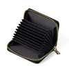 Card Holder Women's Anti-Degaussing Card Holder Multi-Card Slot Id Bag Men's Short Large-Capacity Accordion Card Bag Bank Card Cosmetics Bag