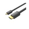 Wei Xun Mini Minihdmi to HDMI High-Definition Cable Microhdmi Camera to High-Definition Computer Monitor Cable