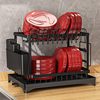 Cross-Border Kitchen Storage Rack, Dish and Bowl Organizer, Sink Drain Rack, Drain Basket, Household Bowl and Chopstick Cabinet, Bowl Rack