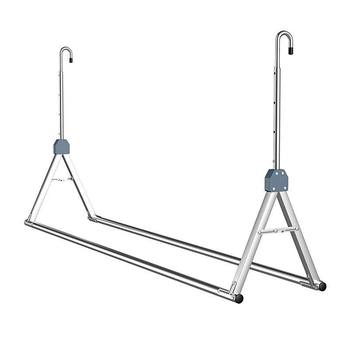 Balcony Adjustable Hand-Cranked Clothes Drying Rack, Telescopic Clothes Rod, Household Balcony Clothes Rack, Hanging No-Drill Quilt Drying Tool