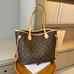 Vintage Floral Tote Bag for Women 2026 New Style Elegant Fashion Niche Design High-End Large Capacity Commuter Shoulder Bag