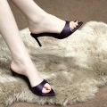 Satin purple 6cm