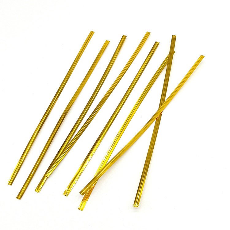 Metal Tie Baking Wedding Candy Packaging Sealing DIY Handmade Material Iron Core Tie Bread Sealing Tie