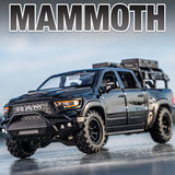 Dodge Tyrannosaurus Pickup Сплав 1:32 Модель автомобиля Подарок для мальчика, Имитация металлического коллекционного игрушечного автомобиля