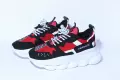 red and black