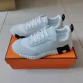 White leather black label